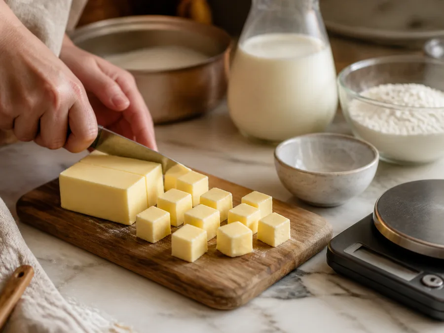 Соус бешамель | Фото подпункта 2 | Viva Cucina Соус бешамель: фото процесса приготовления — проверьте свежесть и состояние основных продуктов: уберите лишнюю влагу, грубые части и всё, что может испортить текстуру