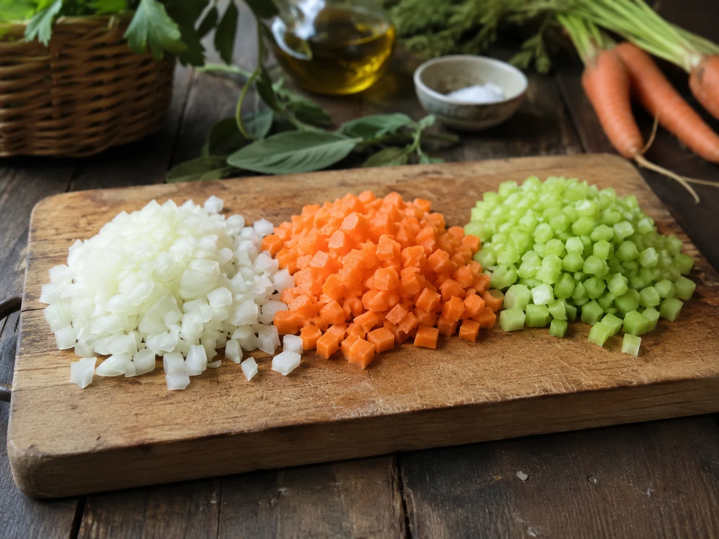Суп с пастой и фасолью (Pasta e fagioli) | Фото подпункта 2 | Viva Cucina Суп с пастой и фасолью (Pasta e fagioli): фото процесса приготовления — проверьте свежесть и состояние основных продуктов: уберите лишнюю влагу, грубые части и всё, что может испортить текстуру