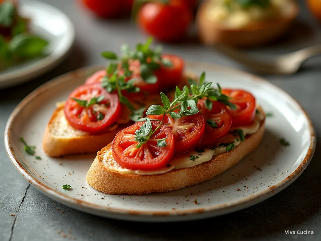 Брускетта с грибами — готовое блюдо из категории «Закуски (Антипасти)» на сайте Viva Cucina