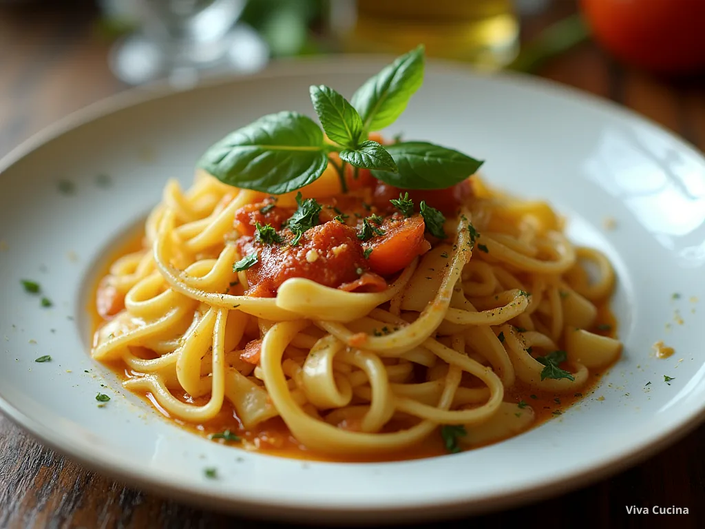 Фарфалле с нутом и соусом из тунца и каперсов — готовое блюдо из категории «Паста» на сайте Viva Cucina