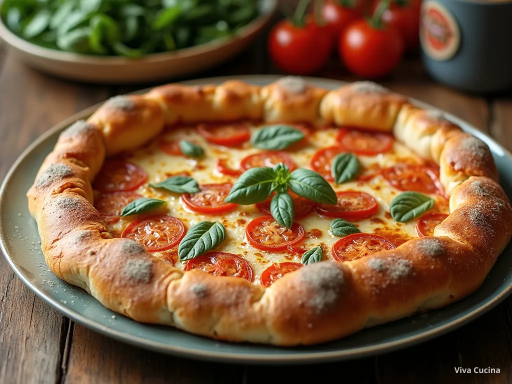 Фокачча с начинкой: грибы и моцарелла — готовое блюдо из категории «Выпечка» на сайте Viva Cucina