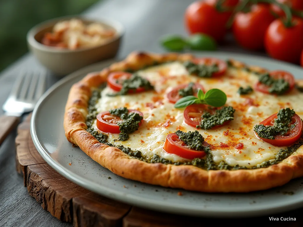 Фокачча с начинкой: курица и песто — готовое блюдо из категории «Выпечка» на сайте Viva Cucina