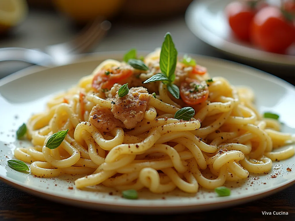 Орзо с грибами и соусом лимон-чеснок — готовое блюдо из категории «Паста» на сайте Viva Cucina