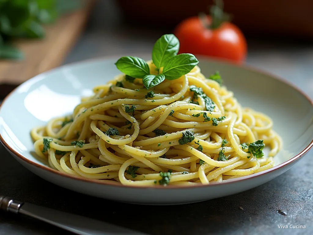 Орзо с лососем и песто — готовое блюдо из категории «Паста» на сайте Viva Cucina