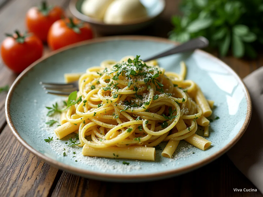 Пене с артишоками и песто — готовое блюдо из категории «Паста» на сайте Viva Cucina