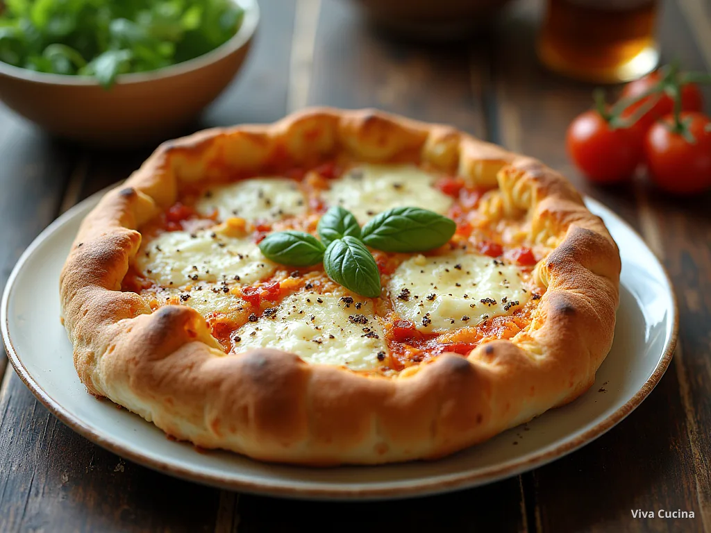 Пинса с начинкой: прошуто и руккола — готовое блюдо из категории «Выпечка» на сайте Viva Cucina