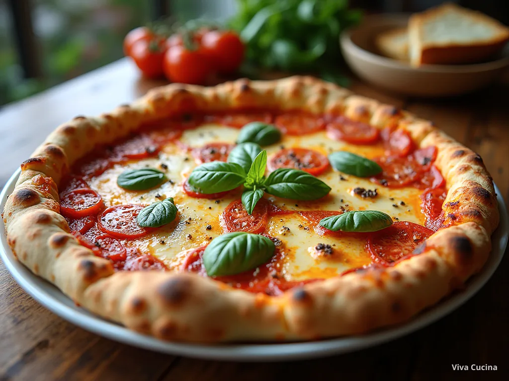 Пицца с начинкой: четыре сыра — готовое блюдо из категории «Пицца» на сайте Viva Cucina