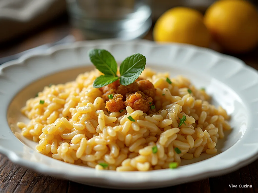 Ризотто с лимоном — готовое блюдо из категории «Ризотто» на сайте Viva Cucina