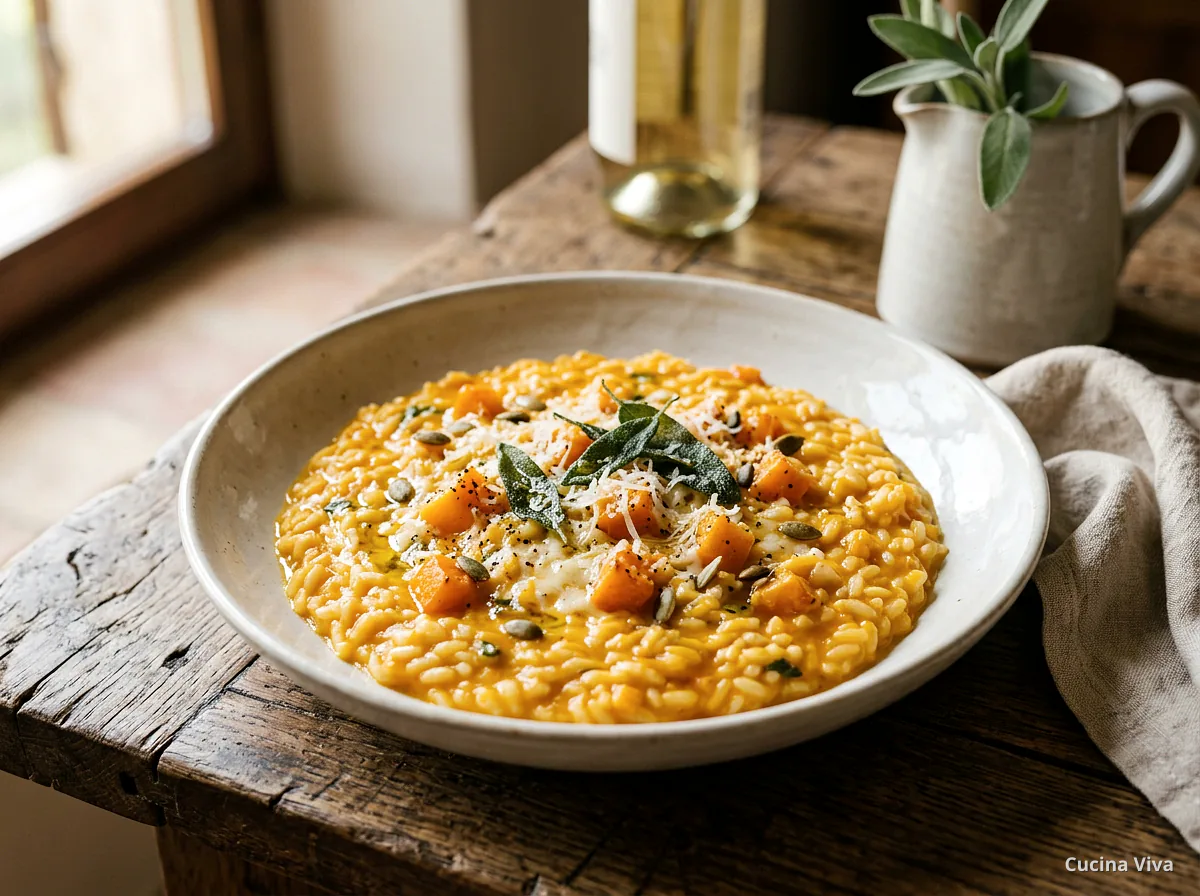 Ризотто с тыквой — готовое блюдо из категории «Ризотто» на сайте Viva Cucina