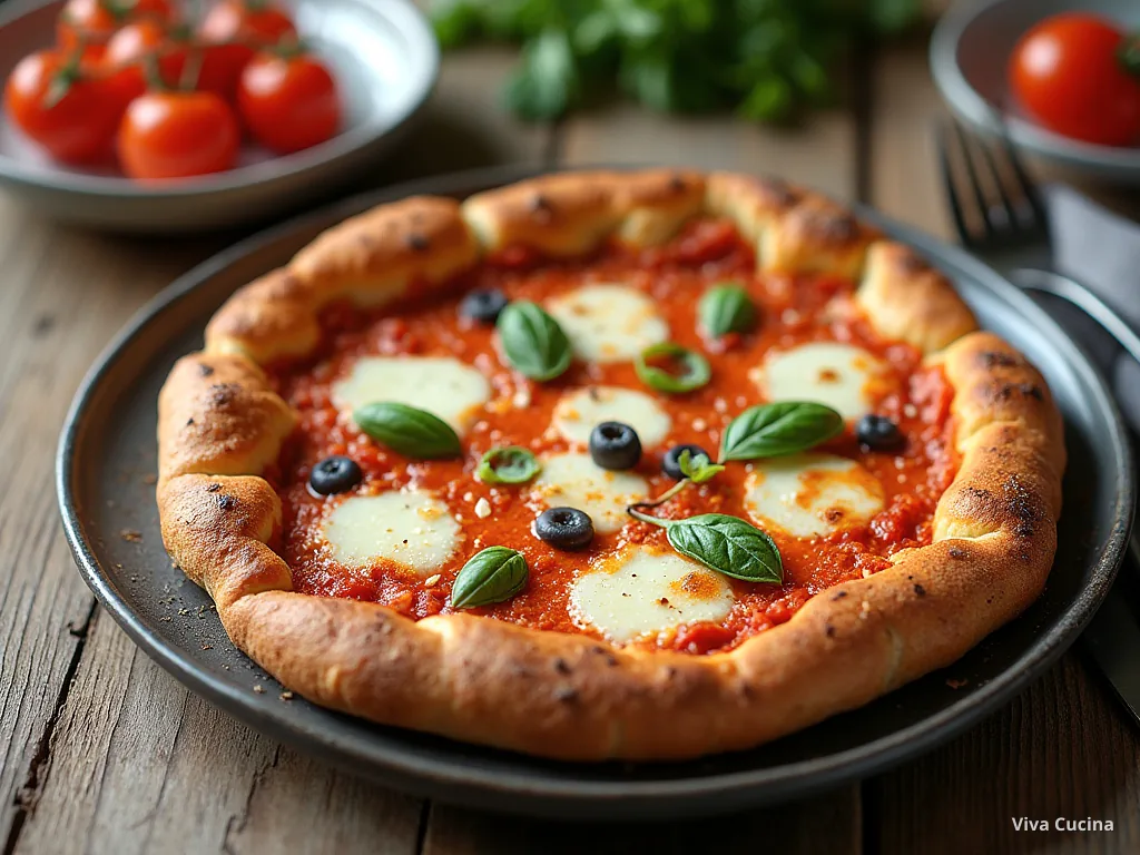 Скьяччата с начинкой: грибы и моцарелла — готовое блюдо из категории «Выпечка» на сайте Viva Cucina