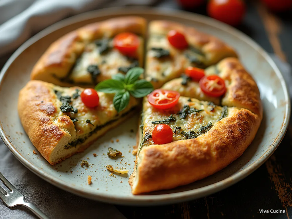 Скьяччата с начинкой: курица и песто — готовое блюдо из категории «Выпечка» на сайте Viva Cucina