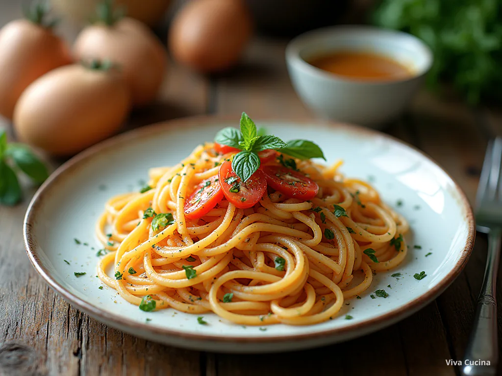 Спагетти с грибами и сливочно-грибным соусом — готовое блюдо из категории «Паста» на сайте Viva Cucina