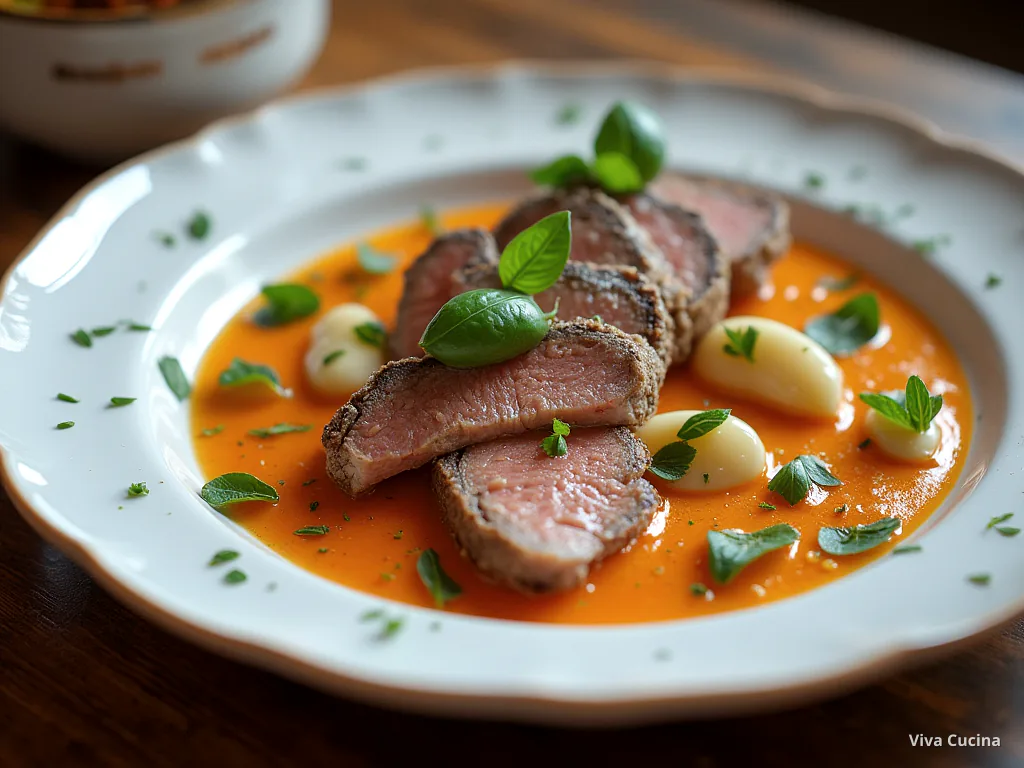 Вителло тоннато — готовое блюдо из категории «Закуски (Антипасти)» на сайте Viva Cucina